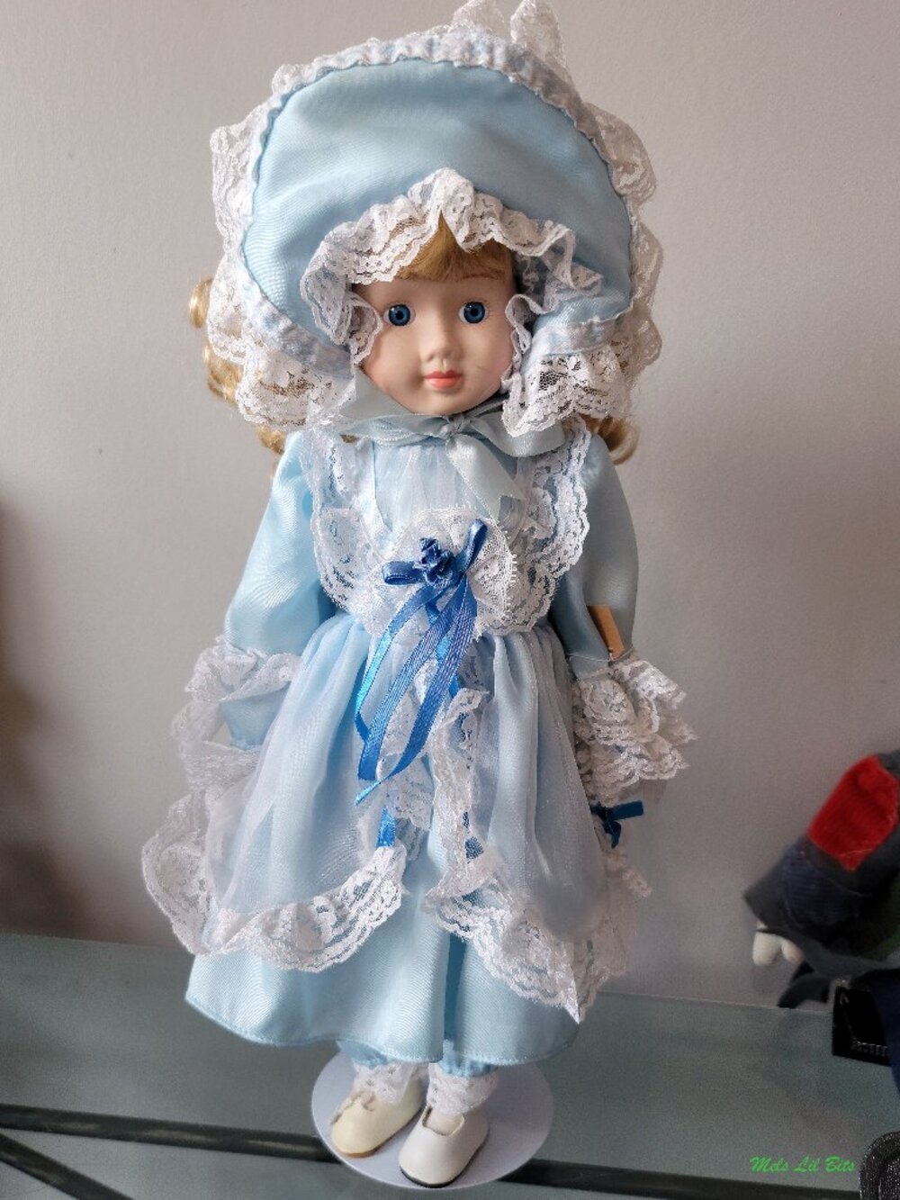 Beautiful Little Bo Peep Porcelain Doll